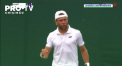 Radu Albot a debutat luni pe tabloul principal de la Wimbledon. Meciul se joaca pe parcursul mai multor zile - VIDEO