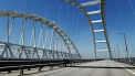 Traficul pe podul Kerci este „blocat temporar", anunta un oficial din peninsula Crimeea