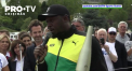 Torta olimpica a fost transmisa lui Usain Bolt, unul dintre cei mai renumiti atleti din istorie - VIDEO