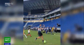 Cristiano Ronaldo a jucat fotbal cu mai multi copii din Japonia - VIDEO