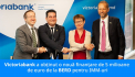 Victoriabank obtine o noua finantare de 5 milioane de euro de la BERD pentru IMM-uri