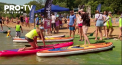 Circa 60 de participanti participa la cea de-a doua editie a Campionatului National de Stand Up Paddleboarding - VIDEO