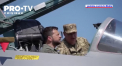 Imagini inedite. Cum a fost surprins presedintele Ucrainei de Ziua Aviatiei Militare - VIDEO