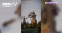 Videoclipul ucrainenilor: O matrioska lovita cu piciorul explodeaza la Kremlin - VIDEO