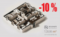 Milanin Residence: apartament confortabil de 128m2 in centrul Chisinaului