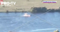 Marina rusa a tras focuri de avertisment spre o nava comerciala din Marea Neagra. Autoritatile ruse au spus ca nava a fost inspectata, apoi si-a continuat drumul - VIDEO