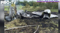 Mormane de fiare de la locul accidentului aviatic in care si-au pierdut viata trei piloti ucraineni - VIDEO