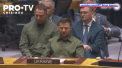 Volodimir Zelenski: „Soldatii ucraineni fac acum cu sangele lor ceea ce ar trebui sa faca Consiliul de Securitate al ONU cu voturile lor: oprirea agresiunii si apararea principiilor Cartei ONU” - VIDEO
