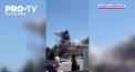 Momentul in care sediul Statului major al flotei ruse este lovit de o racheta ucraineana - VIDEO 
