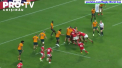 Cupa Mondiala de rugby: Australia, invinsa de Tara Galilor si la un pas de eliminare - VIDEO