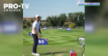 Novak Djokovic a invins si la golf! Sarbul a participat la competie alaturi de Bale si Sainz - VIDEO