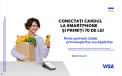 Conectati cardul Visa la smartphone si primiti 70 de lei!