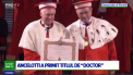 In roba si toca la 64 de ani. Carlo Ancelotti, a primit un titlu onorific din partea Universitatii din Parma pentru realizarile obtinute in fotbal - VIDEO