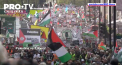 Sute si mii de oameni din intreaga lume au iesit sa manifeste in sprijinul palestinienilor, cerand incetarea ostilitatilor din Fasia Gaza - VIDEO