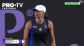 Iga Swiatek are un parcurs excelent la Turneul Campioanelor. Poloneza a obtinut o victorie superba in fata campioanei en-titre de la US Open - VIDEO