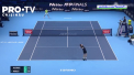 Daniil Medvedev este primul semifinalist de la Turneul Campionilor. Rusul a obtinut a doua victorie consecutiva la Torino, dupa ce l-a invins pe Alexander Zverev - VIDEO