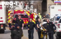 38 de oameni au fost raniti, dupa ce un tren s-a lovit de un utilaj de deszapezire, in Chicago - VIDEO