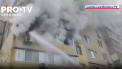 Cinci persoane, inclusiv o fetita de 3 ani, au fost ranite azi dimineata in urma unui bombardament masiv asupra Kievului - VIDEO