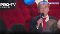 Soc pentru Europa. Liderul de extrema dreapta, Geert Wilders, a castigat alegerile in Olanda - VIDEO