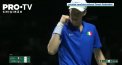 Serbia a fost eliminata de Italia la Cupa Davis, dupa ce Jannik Sinner a castigat in fata lui Novak Djokovic - VIDEO
