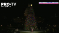 Sarbatoare la Washington. A fost inaugurat pomul de Craciun de la Capitoliu - VIDEO