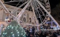Roata panoramica de la Targul de Craciun din Constanta a ramas blocata cu 45 de persoane, dintre care 29 de copii