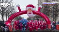 Maratonul lui Mos Craciun: Sute de oameni din intreaga lume au alergat pentru acte de caritate - VIDEO