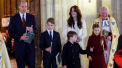 Familia regala britanica a publicat pozele pentru felicitarile de Craciun. Cum a reusit micul print Louis sa iasa din nou in evidenta - FOTO