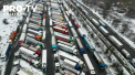 Transportatorii polonezi au castigat in instanta dreptul de a protesta fata de firmele ucrainene, care ar fi acaparat piata - VIDEO