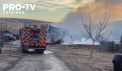 14 autospeciale de pompieri si 7 ambulante au intervenit la incendiul de la pensiunea din Romania. Doi copii si un adult sunt cautati - VIDEO