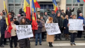 Protest in fata Guvernului, impotriva fuzionarii Universitatii de Educatie Fizica si Sport cu USM: „Perciun - ministrul degradarii” - VIDEO