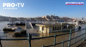 Alerta de inundatii la Budapesta, dupa ce nivelul Dunarii a ajuns la aproape 7 metri. Apele au acoperit faleza si strazile de pe mal - VIDEO