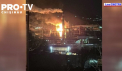 Incendiu masiv la un depozit de petrol din sudul Rusiei, dupa ce mai multe drone neidentificate au fost observate zburand in zona - VIDEO