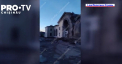 Cladirea garii din localitatea Konstantinovka din regiunea Donetk - grava avariata in urma unui bobardament - VIDEO