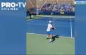 Novak Djokovic la antrenament: s-a dat in spectacol si a reusit o faza superba, incheiata cu o lovitura pe la spate - VIDEO