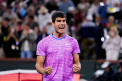 Campionul de la Indian Wells, Carlos Alcaraz a fost învins fără drept de apel în sferturi de Grigor Dimitrov - VIDEO