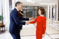Prim-ministrul Belgiei, în vizită la Chișinău. A discutat cu șefa statului despre aderarea Moldovei la Uniunea Europeană - FOTO