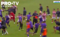 Pumni, picioare și lovituri din karate între două formații de fotbal din Uruguay - VIDEO