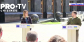 Ucraina marchează ziua Europei cu sirene de raid aerian pe fundal. Cu această ocazie la Kiev a sosit președintele parlamentului European, Roberta Metsola - VIDEO