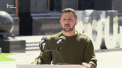 Reacția lui Zelenski când conferința i-a fost întreruptă în direct de alarma antiaeriană: „Cum te simți, Roberta?” - VIDEO