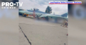Ucraina a lovit perla aviației ruse. Un Suhoi Su-57 de ultimă generație ar fi fost lovit de dronele ucrainene - VIDEO