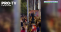 Georgienii au fost în al nouălea cer de bucurie după calificarea istorică a reprezentativei lor. Spectatorii au sărbătorit lângă stadion, iar la Tbilisi, orașul a vuit de sunetul claxoanelor - VIDEO