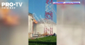 Un depozit petrolier din Rusia a fost cuprins de flăcări după un atac ucrainean cu dronă. 25 de drone au fost interceptate deasupra mai multor regiuni - VIDEO