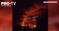 Un atac ucrainean cu drone a incendiat un depozit petrolier din regiunea Kursk din sud-vestul Rusiei, la frontiera cu Ucraina - VIDEO 