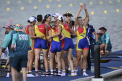 Aur la canotaj pentru România în finala 8+1 rame feminin. Finiş incredibil pentru românce la JO 2024 - VIDEO 