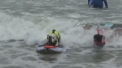 Imagini spectaculoase în SUA. Zeci de câini au făcut show la Campionatul Mondial de Surf - VIDEO