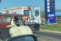 Două mașini au fost avariate, după ce s-au lovit violent pe o stradă din Comrat. Imagini de la locul impactului - VIDEO