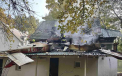 Ultima oră. Un avion de dimensiuni mici s-a prăbușit și a luat foc, la Vadul lui Vodă: o persoană a murit - FOTO