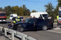 Accident la intrare în Călărași: Două mașini au fost avariate, după ce s-au lovit. Pompierii, ambulanța și poliția au intervenit - FOTO/VIDEO