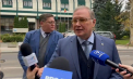 A fost convocat? Ambasadorul Rusiei în Moldova, Oleg Ozerov, surprins la sediul MAE - VIDEO